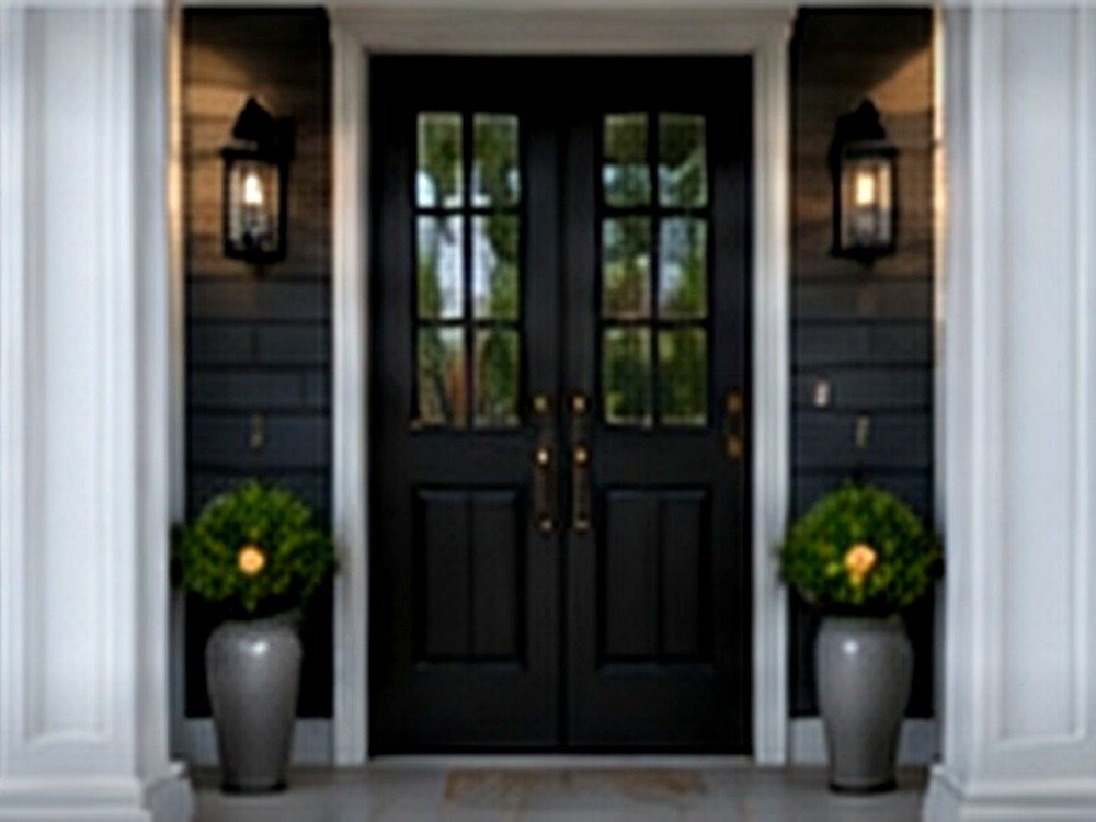 Double Fiberglass Door