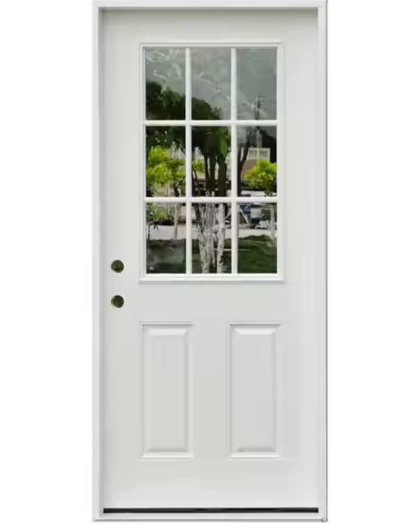 Single Fiberglass Door – Stylish, Durable, and Secure