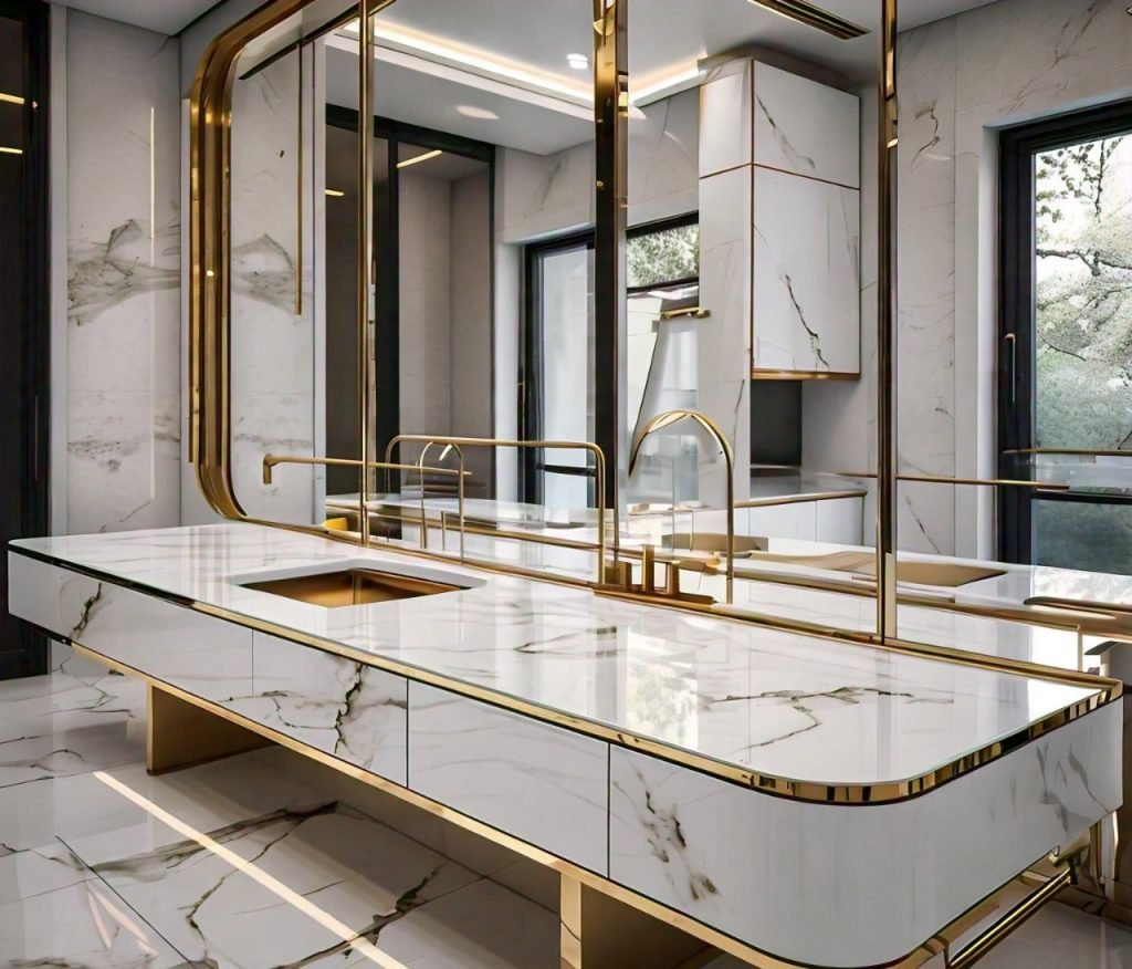 Engineered Stone Vanity Tops for Stylish Bathrooms