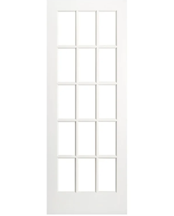 15-Lite Solid-Core French-Style Interior Door Slab