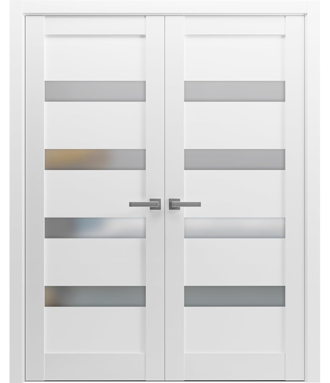 French Interior Double Door — 3-Lite Design (Prehung)