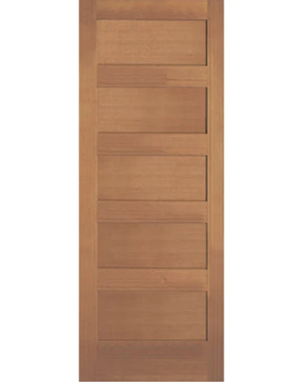 Shaker-Style 5-Panel Hemlock-Fir Interior Door – 80″
