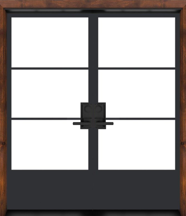 Traditional French Exterior Double Door