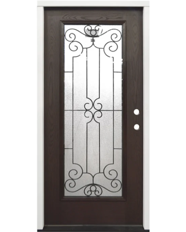 castle-full-view-fiberglass-entry-door-dark-mahogany
