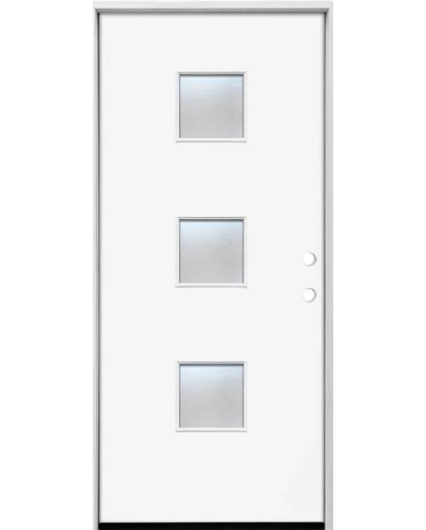 contempo-3-lite-frosted-fiberglass-door-white