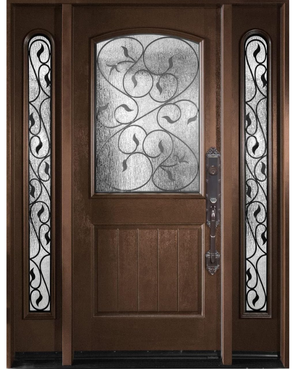 fiberglass-entry-door-iron-grill-sidelights
