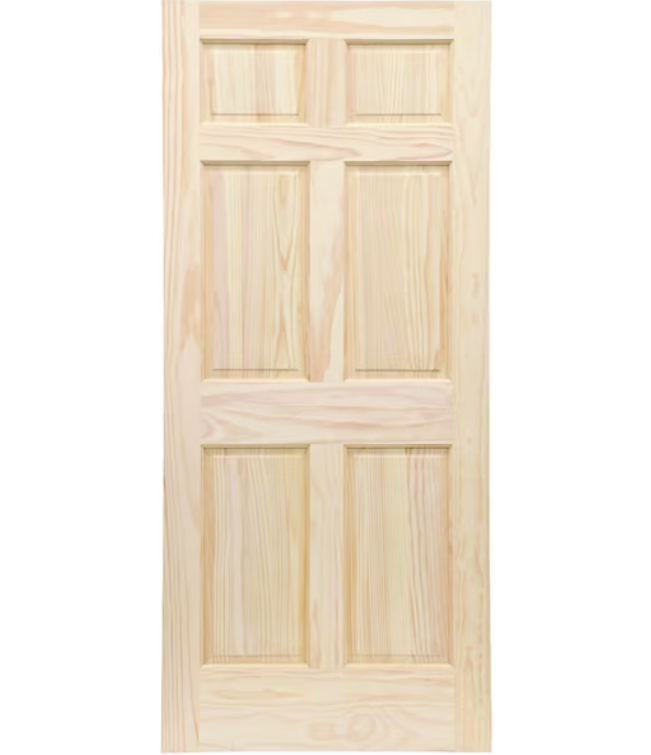 6-panel-solid-core-pine-door-slab