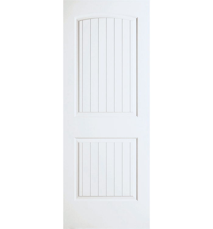 Interior Slab – Hollow-Core 2-Panel Round-Top Plank Smooth