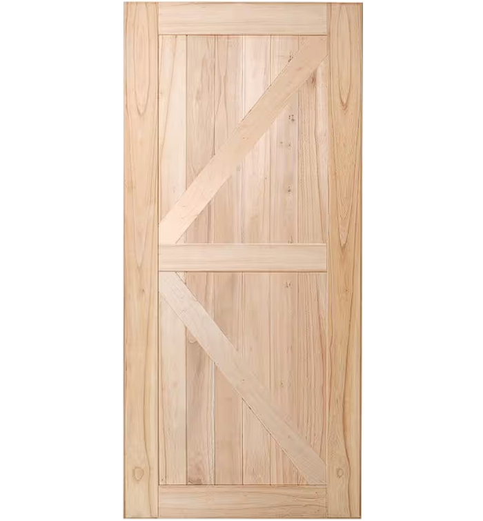 Interior Slab – Solid Wood 4-Panel Farmhouse Style (K-Bar)