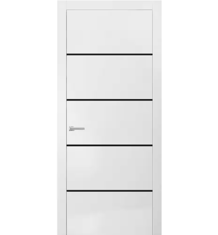 Prehung Interior Door – Solid Wood Single, Includes Hardware