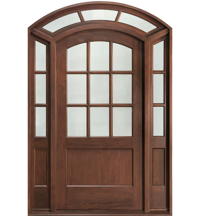 traditional-mahogany-front-door-sidelites-transom